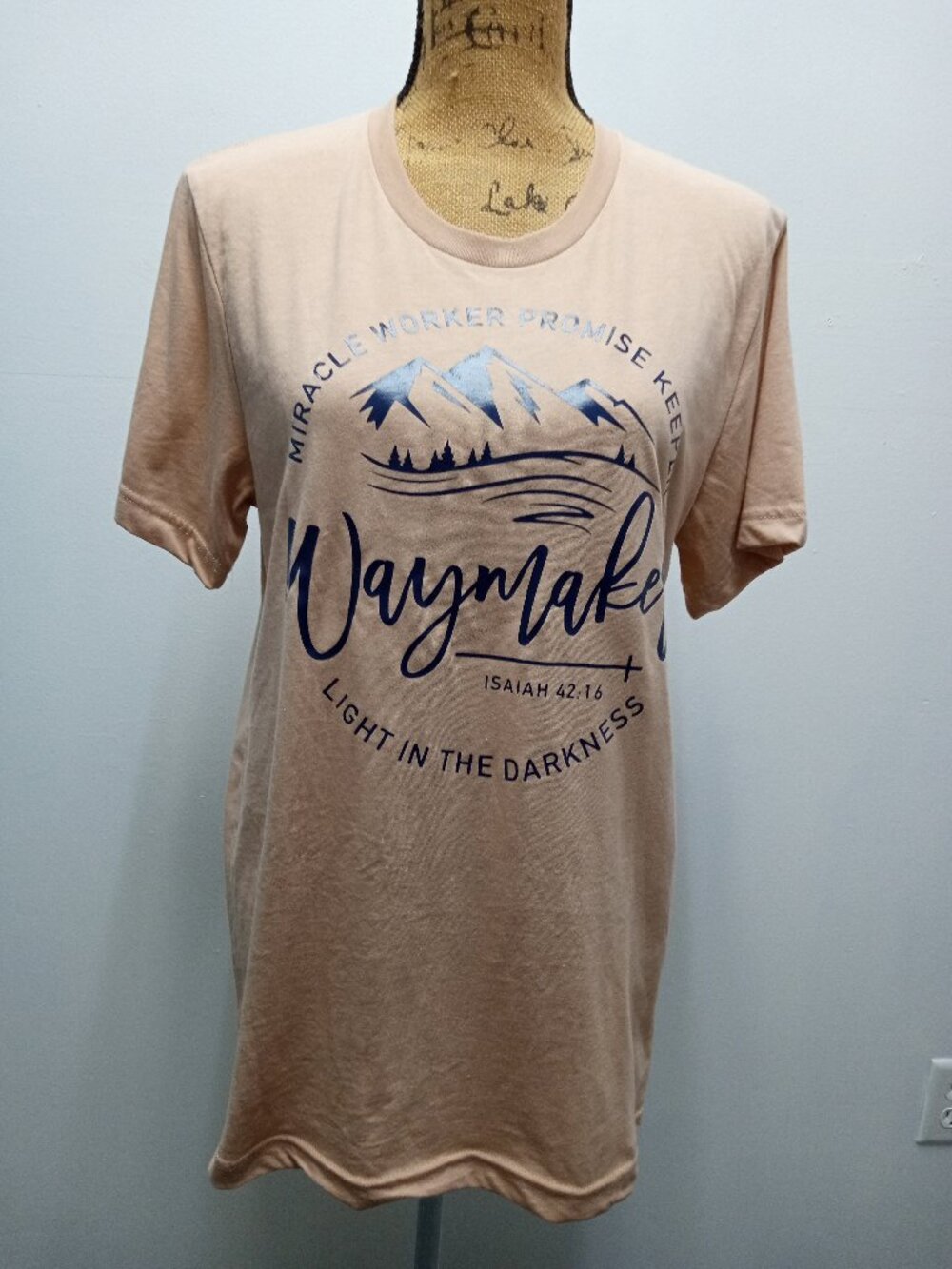 Canvas T-Shirt "Waymaker" Miracle Worker-OMG1305